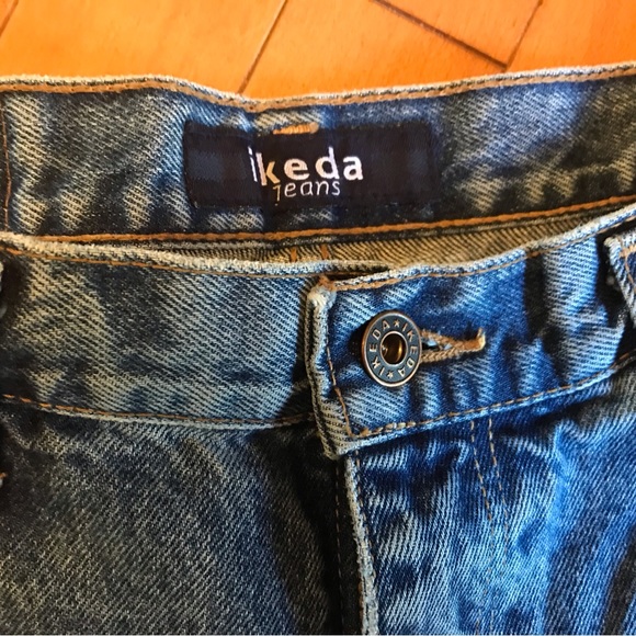 Vintage Ikeda Jeans size 31 Made in Canada Unisex loose fit. Light wash - Picture 7 of 10